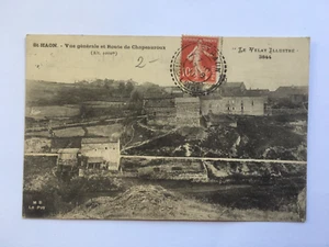Carte postale ancienne CPA 1911 ST HAON - Vue générale et Route de Chapeauroux - Imagen 1 de 2