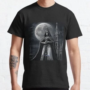 BESTSELLER Santa Muerte with Moon Classic T-Shirt - Bild 1 von 3