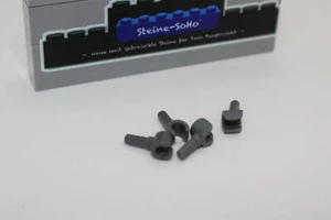 Lego (c) 4x Hände / Hand - dunkelgrau - 983 - hands - Figuren Zubehör- Minifigur - Bild 1 von 1