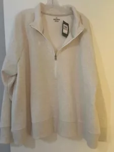Under Armour Women's Rival Half Zip Fleece Sweatshirt Pull on Light Oatmeal 3X - Picture 1 of 3