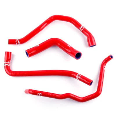 Red Silicone Radiator Hose Kit for 2002-2006 Triumph Speed Triple 955i Daytona — 第 1/4 张图片