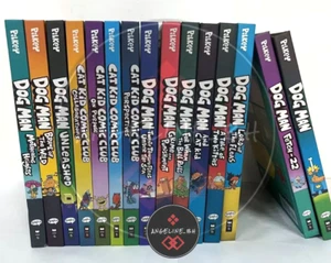 Juego de libros Dog Man serie 1-18 dogman colección infantil por Dav Pilkey EXPEDIT - Imagen 1 de 15
