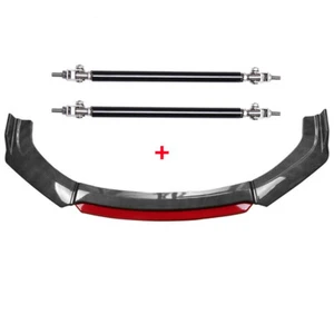 Alerón labial delantero de fibra de carbono + puntales para Subaru WRX - Imagen 1 de 11