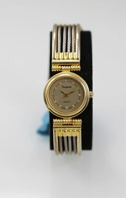 Regent Women Watch Gold Silver Stainless Steel Water Resistant Battery Quartz - Image 1 of 4