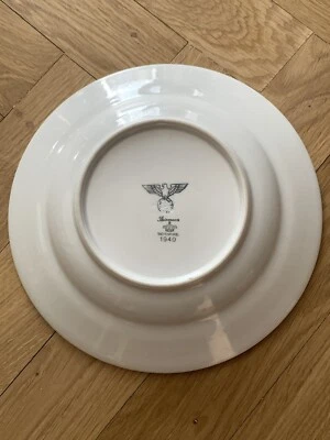 Ancienne très rare assiette de collection en faïence Steinmann Tifenfurt Reic... - Photo 1/4