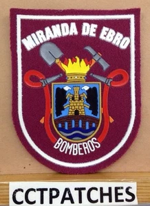 DE MIRANDA DE EBRO, SPAIN BOMBEROS FIRE AND RESCUE FELT PATCH - Picture 1 of 2