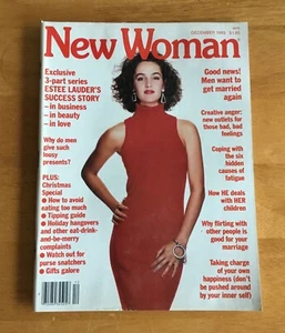 New Woman Magazine December 1985 Sophie Billard Cover No Label Newsstand - Picture 1 of 2