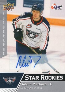 2022/23 Upper Deck CHL Autographs (#383) - ADAM MECHURA