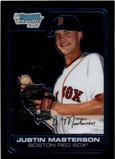 2006 Bowman Chrome Draft Picks & Prospects #DP12 Justin Masterson Draft Picks