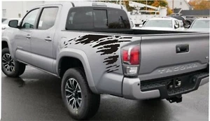 2X Par de calcomanías de vinilo de cabecera trasera para Toyota Tacoma 2016-2024 Splash Graphics - Imagen 1 de 1