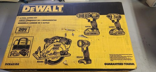 Kit combinado de 4 herramientas DEWALT DCK421D2 12V-