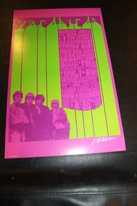 Póster de concierto original Yardbirds Family Tree Kerrisdale Arena Bob Masse EX - Imagen 1 de 1