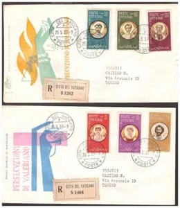 FDC Venetia Club Vatikan 1959 - Märtyrer Baldrian Reiste Racc - Bild 1 von 1