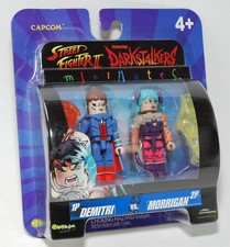 CAPCOM STREET FIGHTER II MINIMATES DARKSTALKERS DEMITRI VS. MORRIGAN EXCLUSIVE
