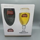 2 Stella Artois 33cl Beer Glasses - Set of 2 Belgian Gold Rimmed - Brand New!!