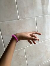 Pink And Purple Rubberband Braclet