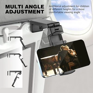 Airplane in Flight Phone Mount Desk Phone Holder Clamp 360° Rotating Universal . - Picture 1 of 16