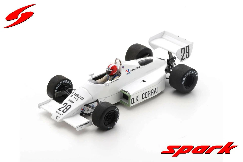 Spark 1/43 Arrows A6 #29 France Gp 1983 M. Surer S5781 - Immagine 1 di 1