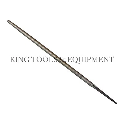 New KING 10" Smooth  Round FILE, Single Cut, Steel, American Grading - Image 1 of 2