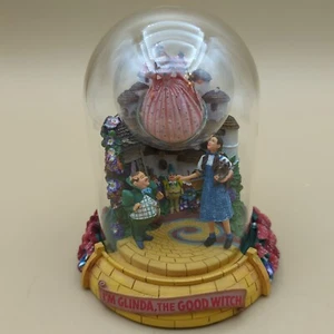 Franklin Mint Wizard of Oz Figurine I'm Glinda The Good Witch Musical Dome - Picture 1 of 11