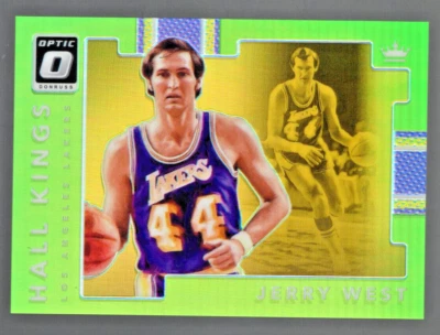 Jerry West 2017-18 Donruss Optic Hall Kings #12 莱姆绿/149 湖人队 — 第 1/2 张图片