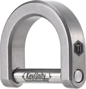 Keyunity KA17 Titan D-Ring-Schlüsselschäkel, U-Form-Schlüsselring-Schraubverschl - Bild 1 von 9