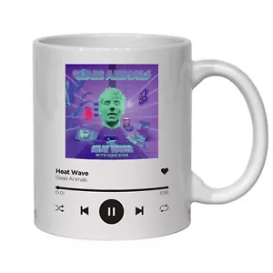Taza de música personalizada de Spotify café té boda lista de reproducción álbum artista - Imagen 1 de 2