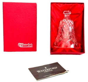 Waterford Crystal 12 Days Of Christmas "7 Swans A Swimming" 1990 5" Glocke mit Box - Bild 1 von 9