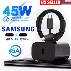 Cargador de pared Samsung 45W USB-C carga súper rápida Galaxy S24 S24+ S24Ultra N20 - Imagen 1 de 25
