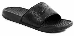 NIKE BENASSI JDI MEN'S BLACK / BLACK-BLACK 343880 001  - Picture 1 of 7