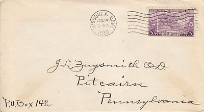 US FDC Sc # 783 Oregon Territory Centennial - Missoula - US 8177 - Image 1 of 2