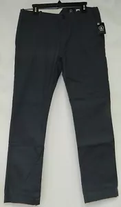 Volcom Herren Kooper Pant Modern Fit Chino Style Hose Grau Anthrazit Gr. 33 Neu - Bild 1 von 8