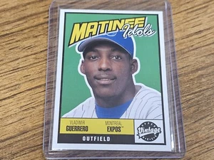 2000 Upper Deck Vintage Vladimir Guerrero Matinee Idols Insert Montreal Expos - Picture 1 of 3