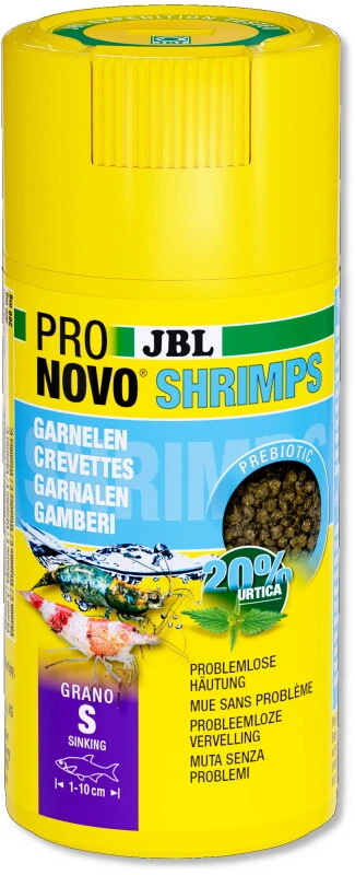 JBL PRONOVO SHRIMPS GRANO S- Hauptfutter-Granulat für Garnelen von 1-20cm 250 ml - Bild 1 von 3