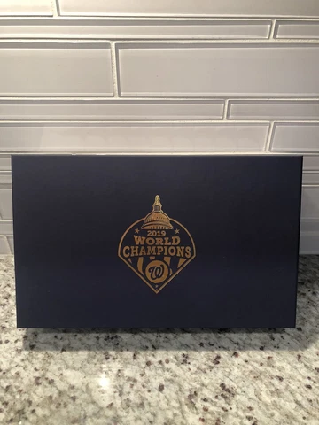 Washington Nationals Season Ticket VIP 2019 Word Champions Commemorative Box New Cover