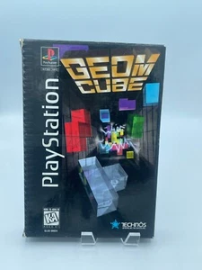 Geom Cube Long Box Playstation PS1 - Picture 1 of 5