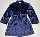 Victoria’s Secret Purple/blue Silky satin short robe OS