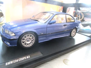 BMW M3 E36 3er Reihe Coupe 1996 blau blue violett Solido Metall RAR 1:18 - Bild 1 von 7