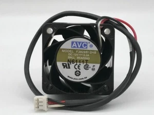 AVC F3828B12HB DC12V 0.3A 3828 3.8CM 3-wire ball cooling fan 3pin - Picture 1 of 3