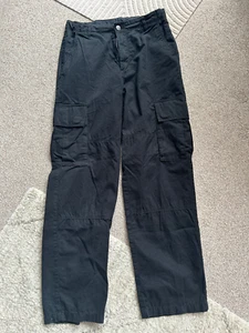 H & M Cargohose - schwarz - Größe 164 - 100 % Baumwolle H&M CARGO - Bild 1 von 4