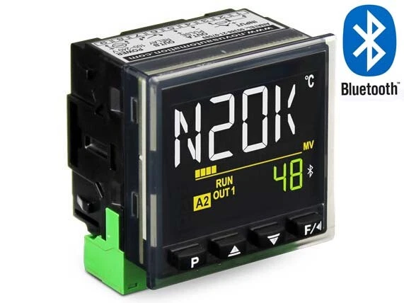 AUBER INSTRUMENTS N20K48 1/16 DIN USB LCD PID Temperature Controller, Bluetooth, Timer, Ramp Soak