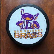 New Orleans Brass Saxophone Trumpet Trombone ECHL Hockey Puck WENDY’s