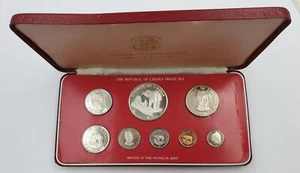 Juego de 8 monedas de prueba de la República de Liberia 1978 - Imagen 1 de 4