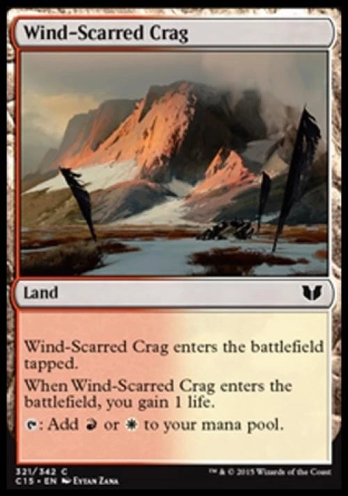 Wind-Scarred Crag - Light Play MTG Commander 2015 - Image 1 of 1