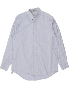 IZOD Mens Shirt Size 16 Large Blue Cotton SI02 - Picture 1 of 4