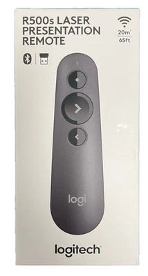 Logitech R500s Wireless Laser Presentation Remote - Graphite *BRAND NEW* - Image 1 of 2