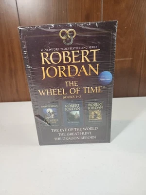 The Wheel of Time Boxed Set 1 Books 1-3 by Robert Jordan Collection New Sealed - Image 1 of 4