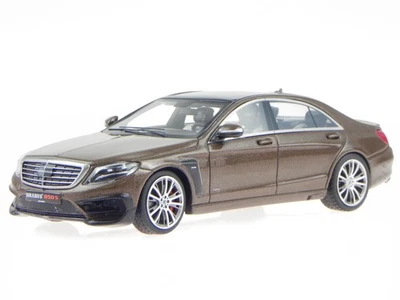 Mercedes V222 S-classe S63 Brabus 850 marrone modellino Minichamps 1:43 - Immagine 1 di 4
