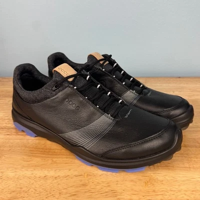 Zapatos de golf Ecco Biom Hybrid 3 Gore-Tex de cuero negro para mujer 40 9,5 C ancho extra Foto 1 de 4