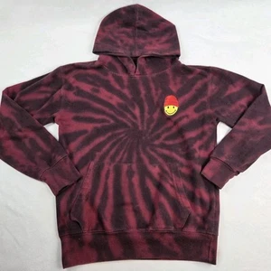 Eighty Eight Brand Pullover Hoodie Youth Size Medium Tie Dye Maroon - Picture 1 of 3